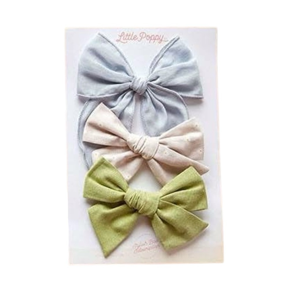 Little Poppy Co The Daisy Bow Clip Set - May 2020